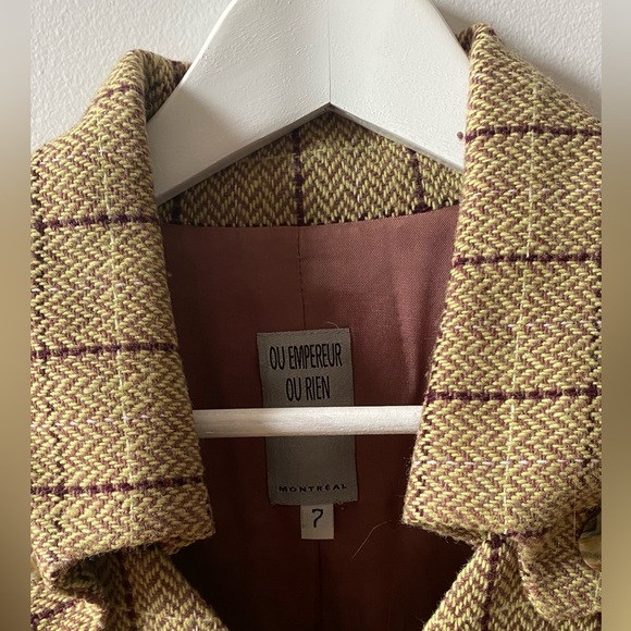 VINTAGE PLAID SKIRT SUIT - Picture 2 of 12
